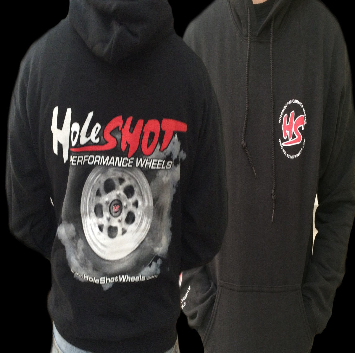 Holeshot Burnout Hoodie for Men & Women - Black Cotton Pullover Sweatshirt for Motorcycle Riders & Racing Fans - Perfect for Casual Wear, Biker Events & Outdoor Activities