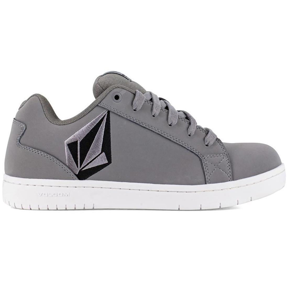 Men's Grey Stone Composite Toe Work Shoes - Lightweight Safety Boots for Construction, Warehouse & Industrial Work