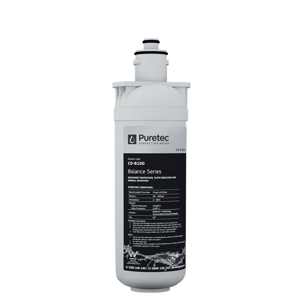 Puretec CO B100 Replacement Water Filter Cartridge – High-Performance Carbon Block for Clean, Safe Drinking Water – Perfect for Home, Office, and RV Use