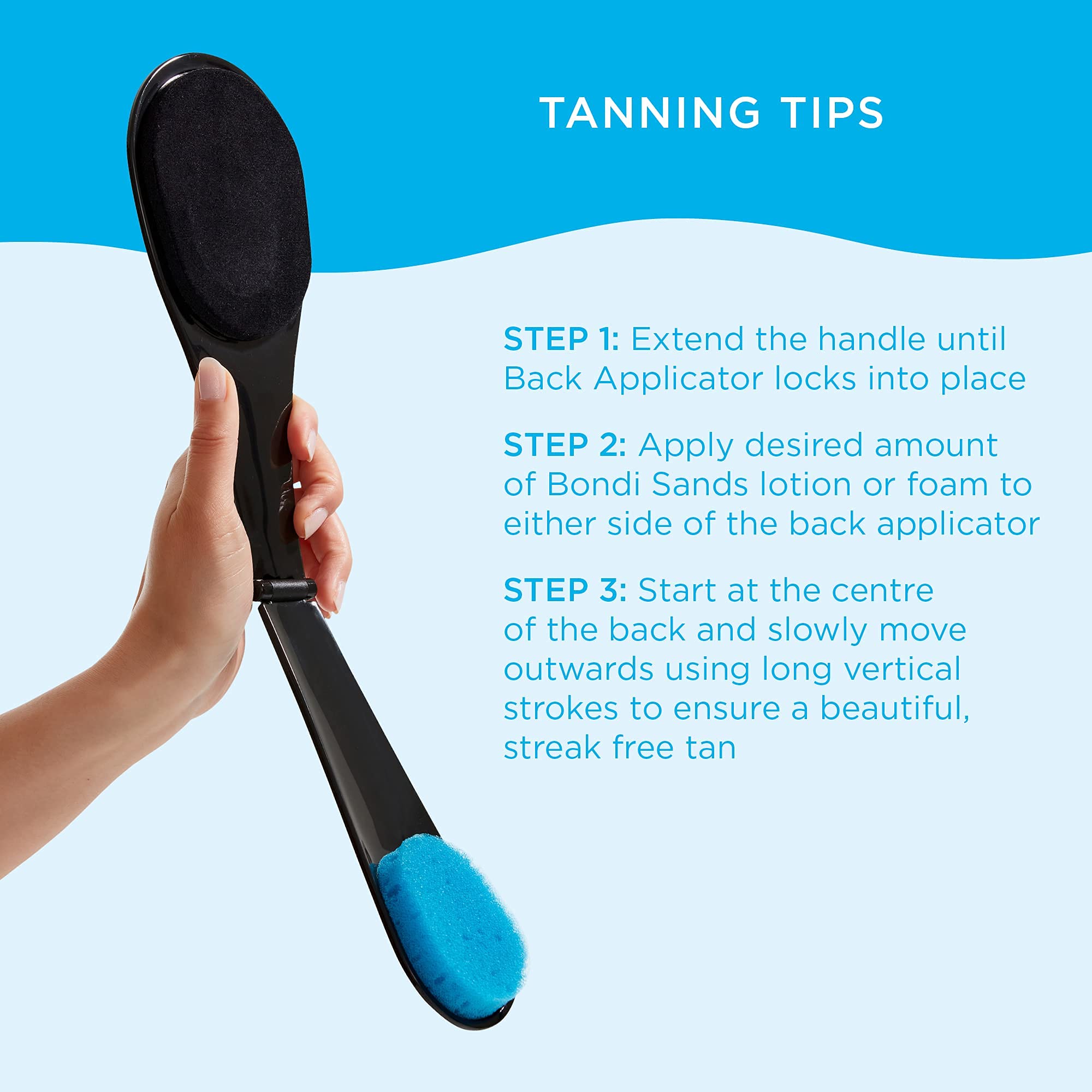 Bondi Sands Dark Self Tanning Foam with Back Applicator - Lightweight Tanning Mousse & 3 Replacement Pads ($36 Value) | Easy At-Home Sunless Tanning for Legs, Arms & Body | Vegan & Cruelty-Free