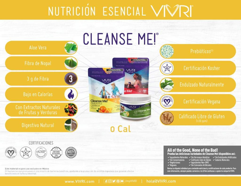 VIVRI Cleanse Me Jamaica Tropical Superfood Shake - Cookies & Cream & Orange Mango Flavors for Detox & Energy Boost | Perfect for Post-Workout Recovery & Healthy Lifestyle