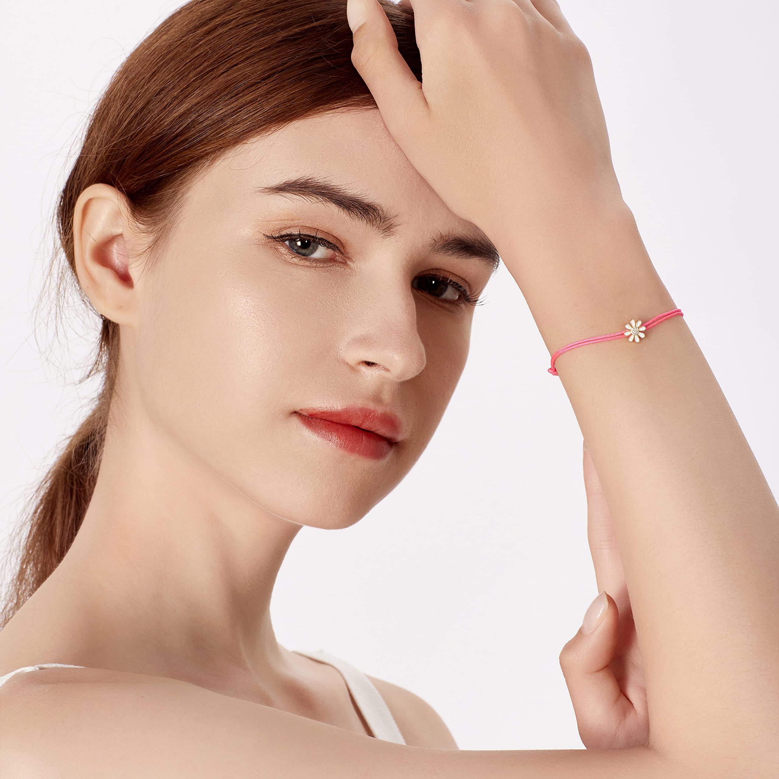 925 Sterling Silver Bracelet for Women - Lucky Red Thread Rope Bracelet with Charm, Birthday Gift for Her, Teen Jewelry for Good Luck & Protection | Perfect for Everyday Wear, Special Occasions & Gifting