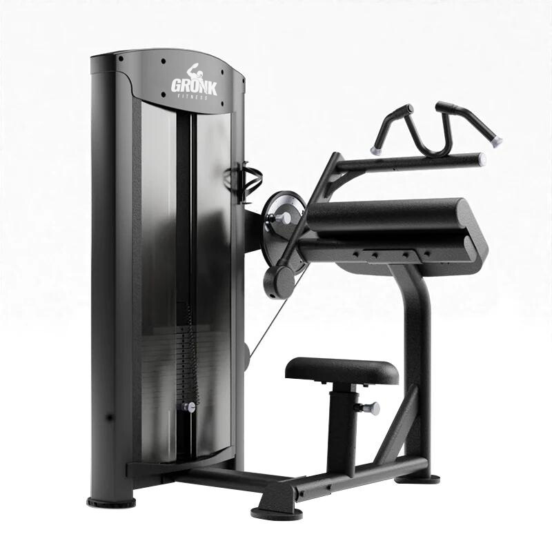 Gronk Fitness Selectorized Dual Bicep & Tricep Machine - Professional Strength Training Equipment for Home & Gym Use