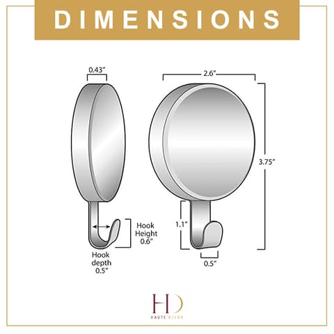 Strong Magnetic Hook for Metal Doors - Haute Decor Attract Hanger for Home & Office Organization