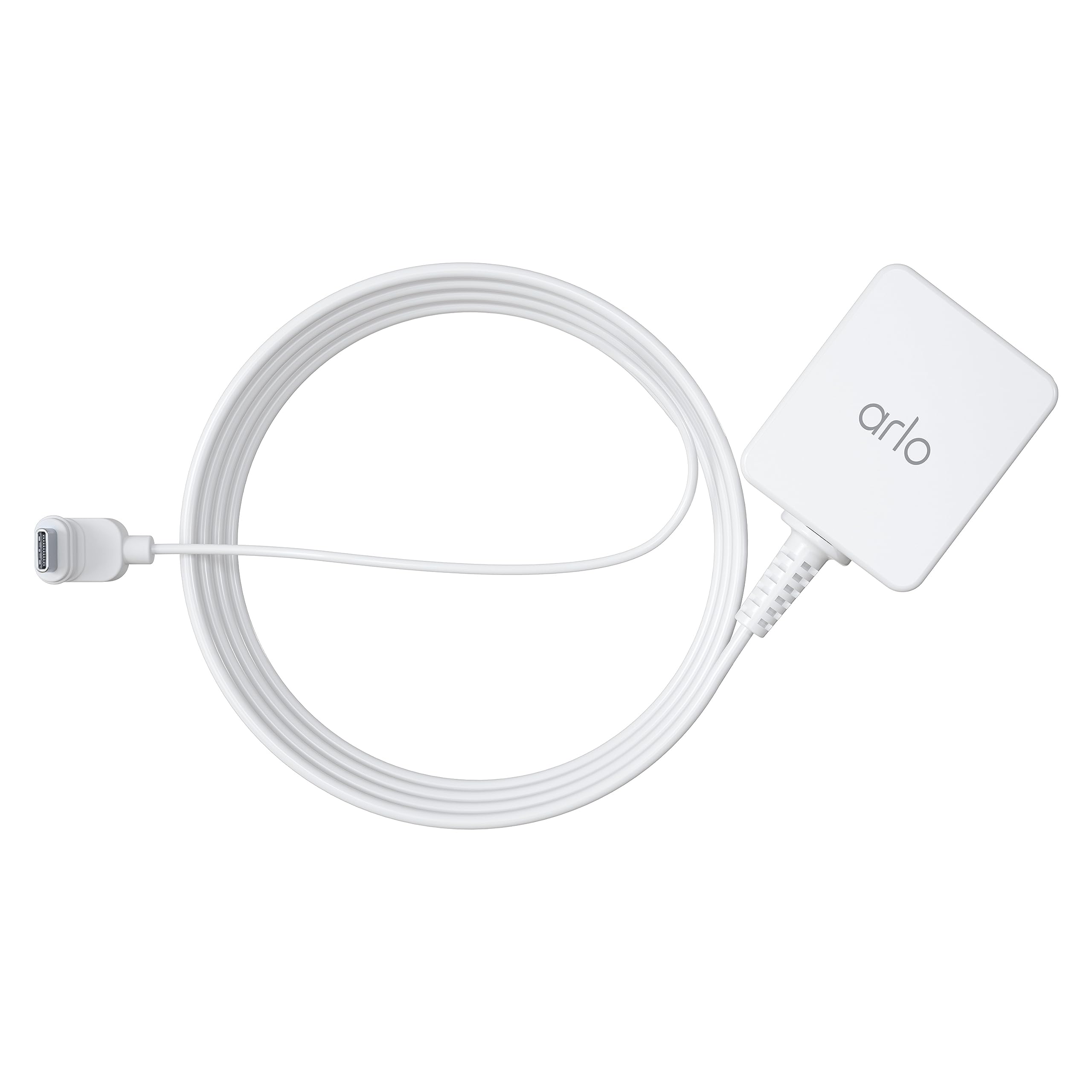 Arlo Essential Outdoor Charging Cable 25ft - Certified Accessory for Arlo Essential & XL Outdoor Cameras (2nd Gen) - Weatherproof Power Cord - Perfect for Home Security & Surveillance Systems - White (VMA5700)