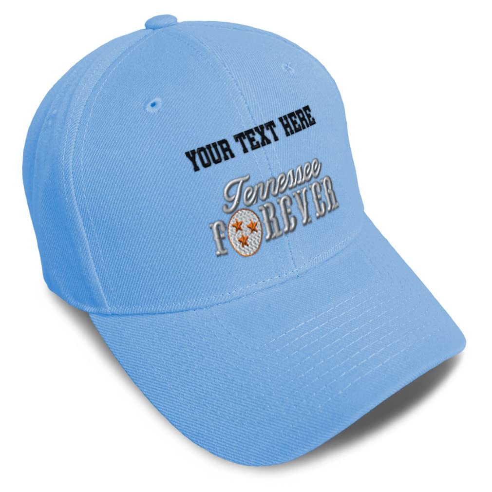 Tennessee Forever Love America Baseball Cap - Acrylic USA Dad Hats for Men & Women - Perfect for Outdoor Sports, Travel & Casual Wear