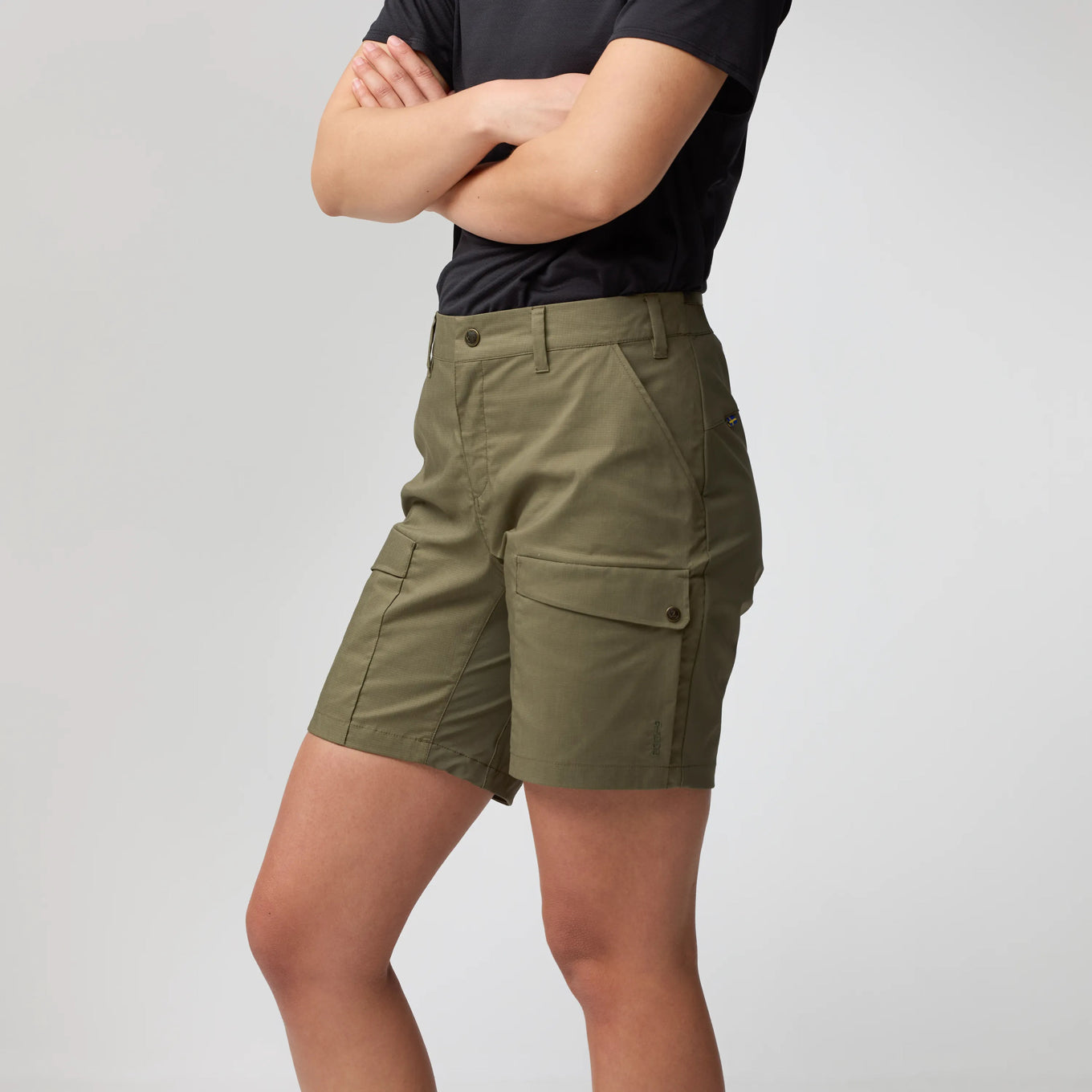 Fjallraven Abisko Hybrid Trail Shorts for Women - Lightweight Hiking & Outdoor Adventure Shorts - Perfect for Trekking, Camping & Travel