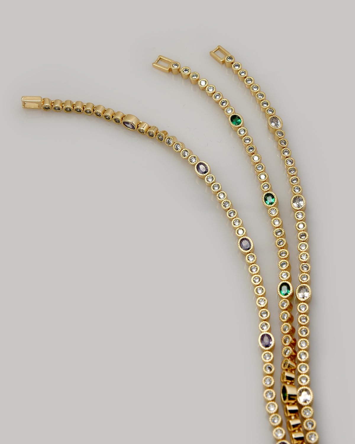 Elegant 3mm Cubic Zirconia Tennis Bracelet for Women - 7 Inch Gold Plated Jewelry - Perfect for Weddings, Parties & Everyday Wear