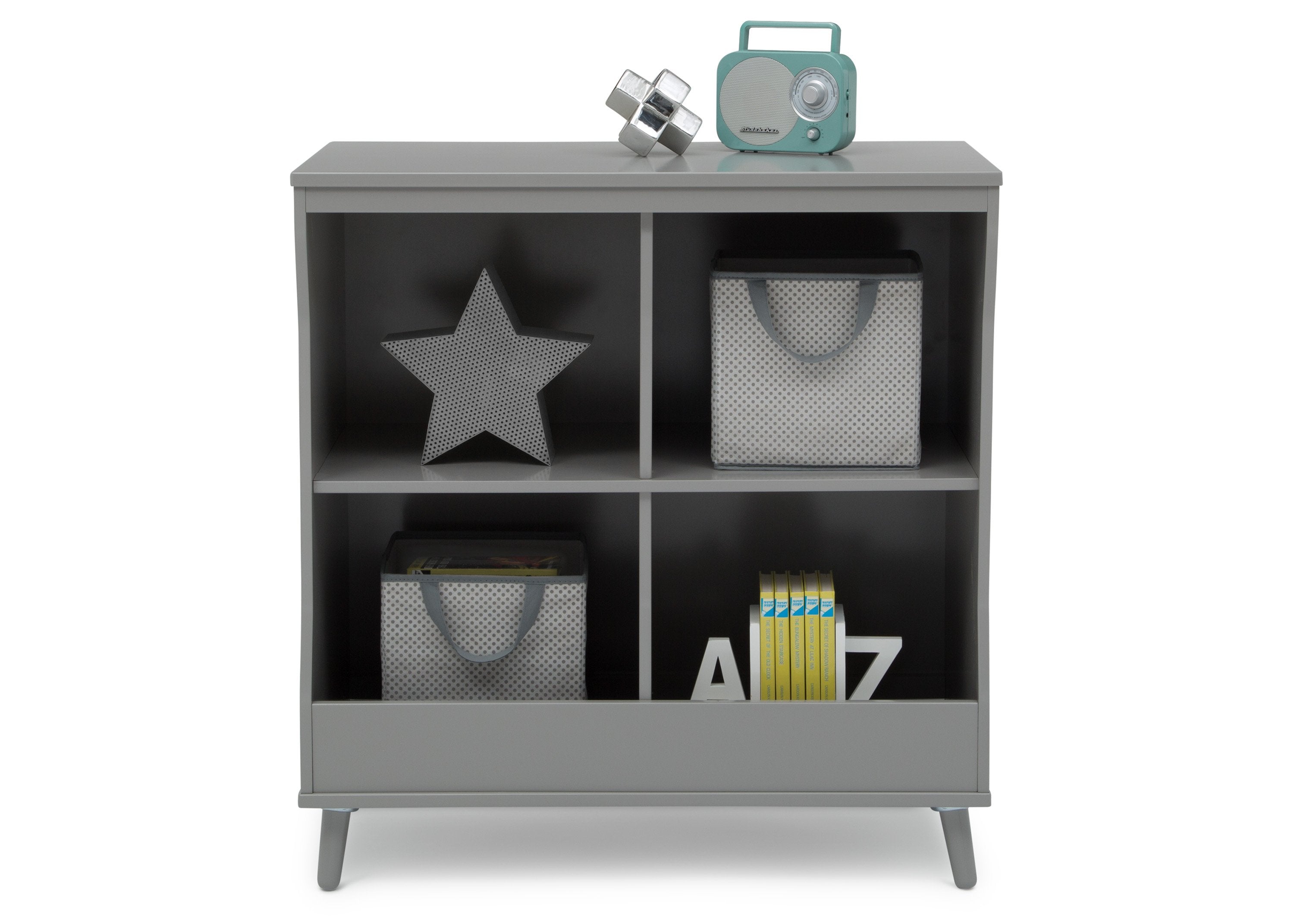 Essex Changing Table with Bookcase - Nursery Dresser & Storage Organizer for Baby Essentials | Perfect for Diaper Changing, Baby Clothes, and Book Storage