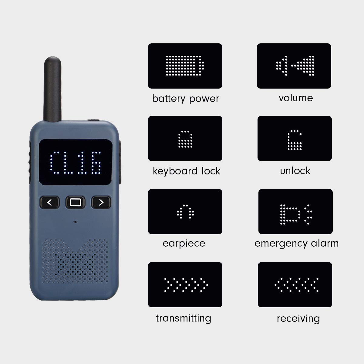Retevis RB19 Walkie Talkies for Adults (9 Pack) - Long Range Two Way Radios with 6-Way Multi Charger - Perfect for Construction Sites, Outdoor Adventures, and Emergency Communication