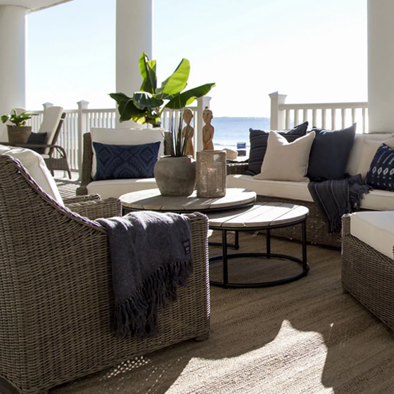 Artwood Layton Outdoor Single Seater Armchair - Waterproof Wicker Patio Chair with Cushion, Perfect for Garden, Poolside & Balcony Relaxation