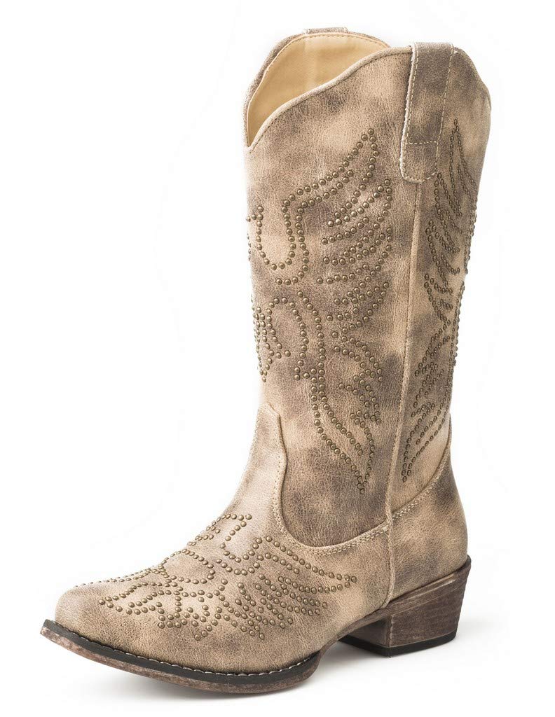 ROPER Women's Eaglets Western Boots - Comfortable Cowgirl Boots for Riding & Country Style | Perfect for Rodeo, Line Dancing & Western Fashion