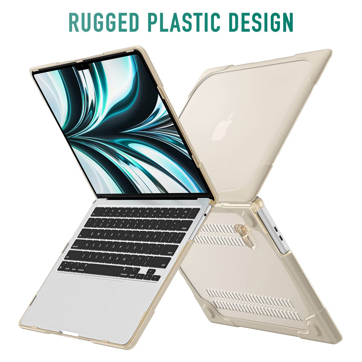 Durable Heavy Duty MacBook Pro 16 Inch Case (2019 Model A2141) - Dual Layer Hard Shell Cover with Shock-Absorbing TPU Bumper for MacBook Pro 16