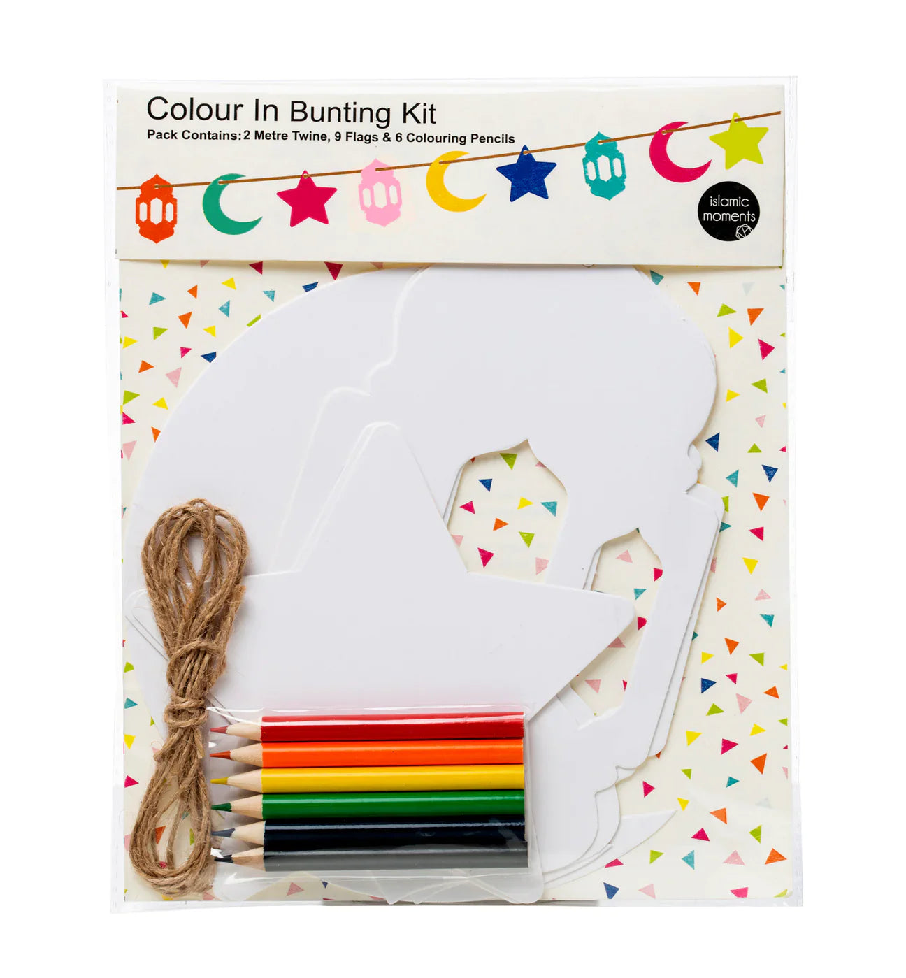 Color My Bunting Kit CMB 01 - DIY Party Decorations for Birthdays, Baby Showers & Home Decor