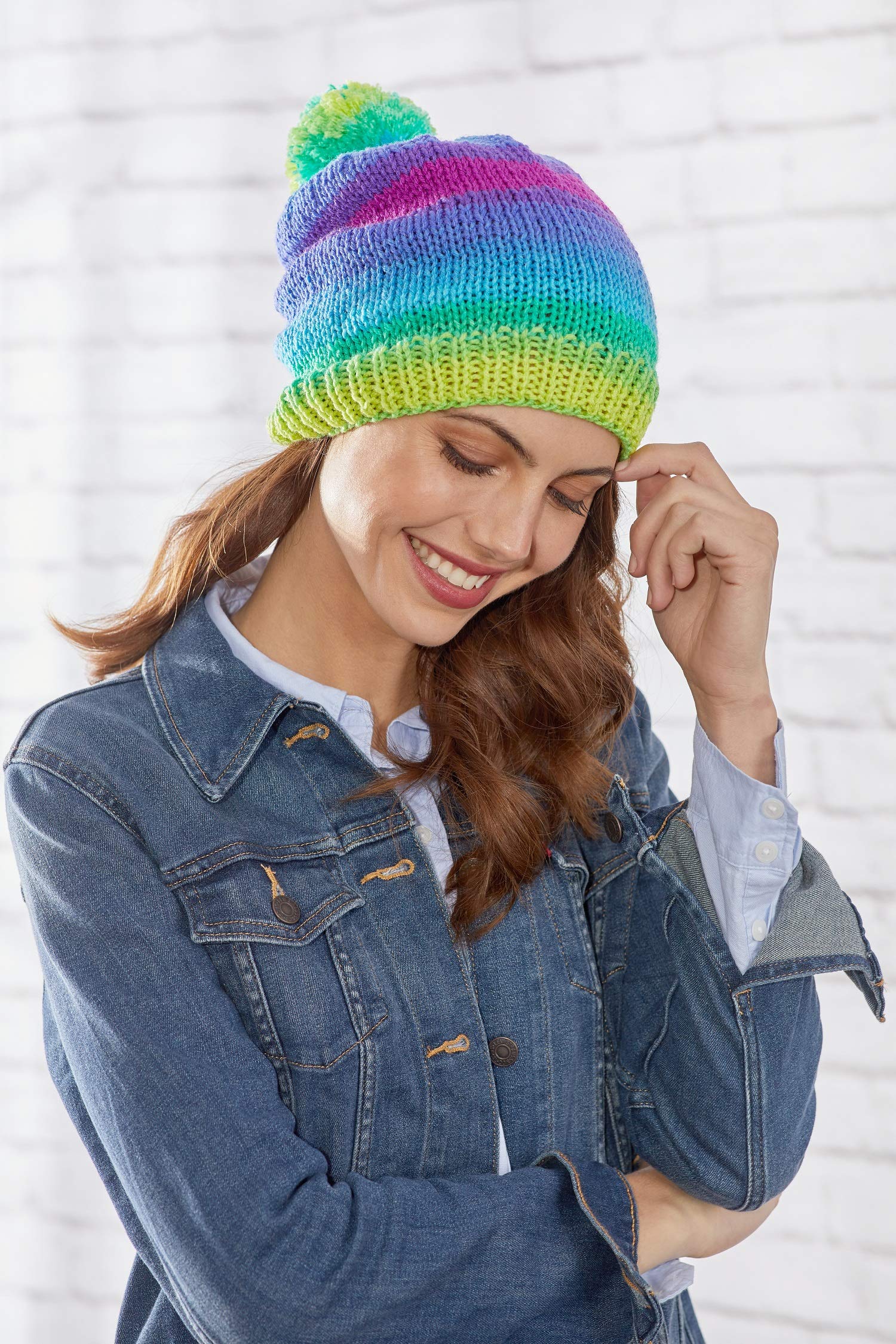 Red Heart Super Saver Primary Stripes Yarn - Soft Acrylic Knitting & Crochet Yarn for Blankets, Scarves & DIY Crafts - Perfect for Beginners & Seasonal Projects