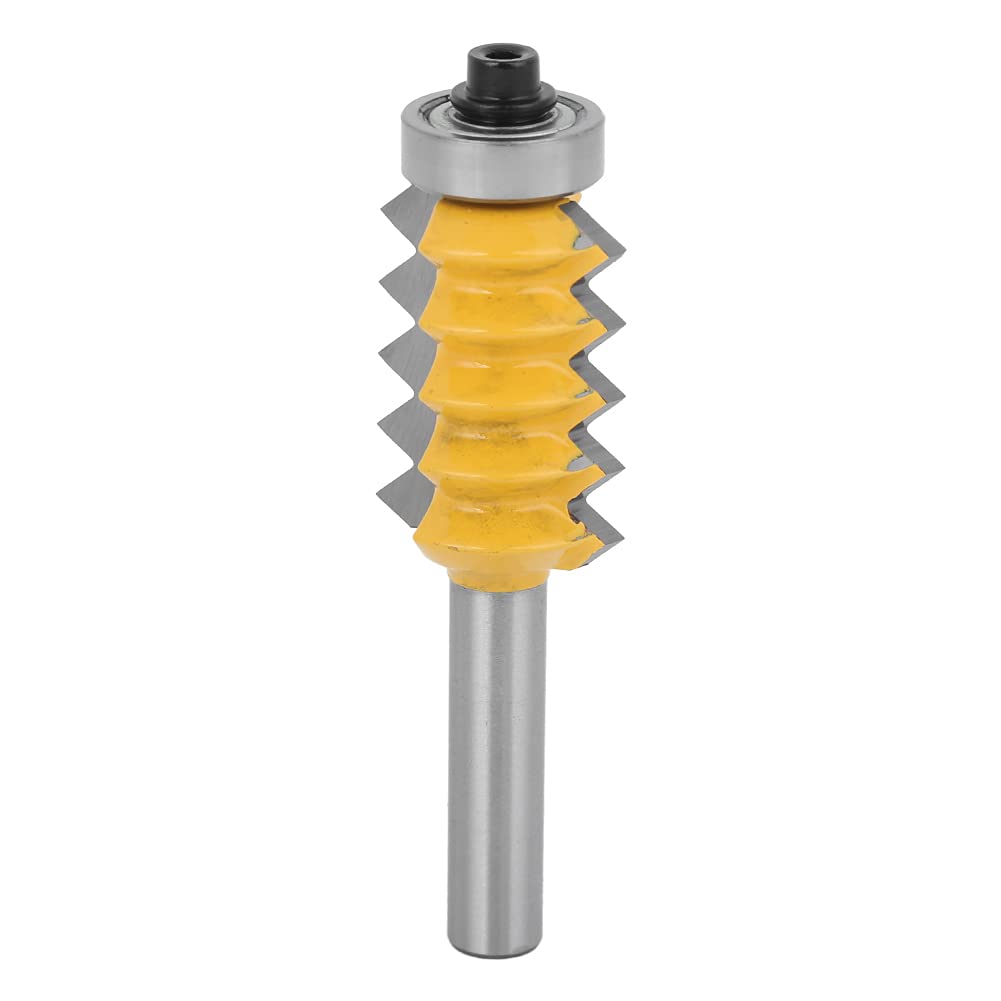 8 Shank Finger Joint Router Bit - Multi-Tooth Tenon Knife 8x30 for Woodworking, Rail & Stile Cutting, Line Wave Wood Milling - Perfect for Cabinet Doors, Furniture Joinery & DIY Wood Projects