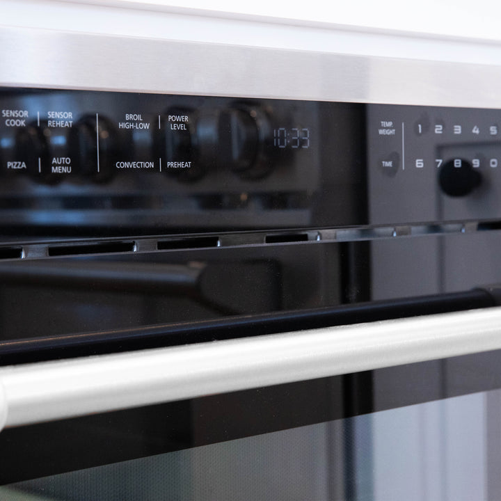 ZLINE 24 Inch Built-In Convection Microwave Oven with Speed Cooking & Sensor Technology - Perfect for Modern Kitchens, Small Spaces & Quick Meal Prep