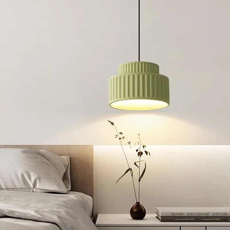 Batiste Rigged Texture LED Pendant Light - Modern Industrial Ceiling Lighting for Kitchen Island, Dining Room & Bedroom