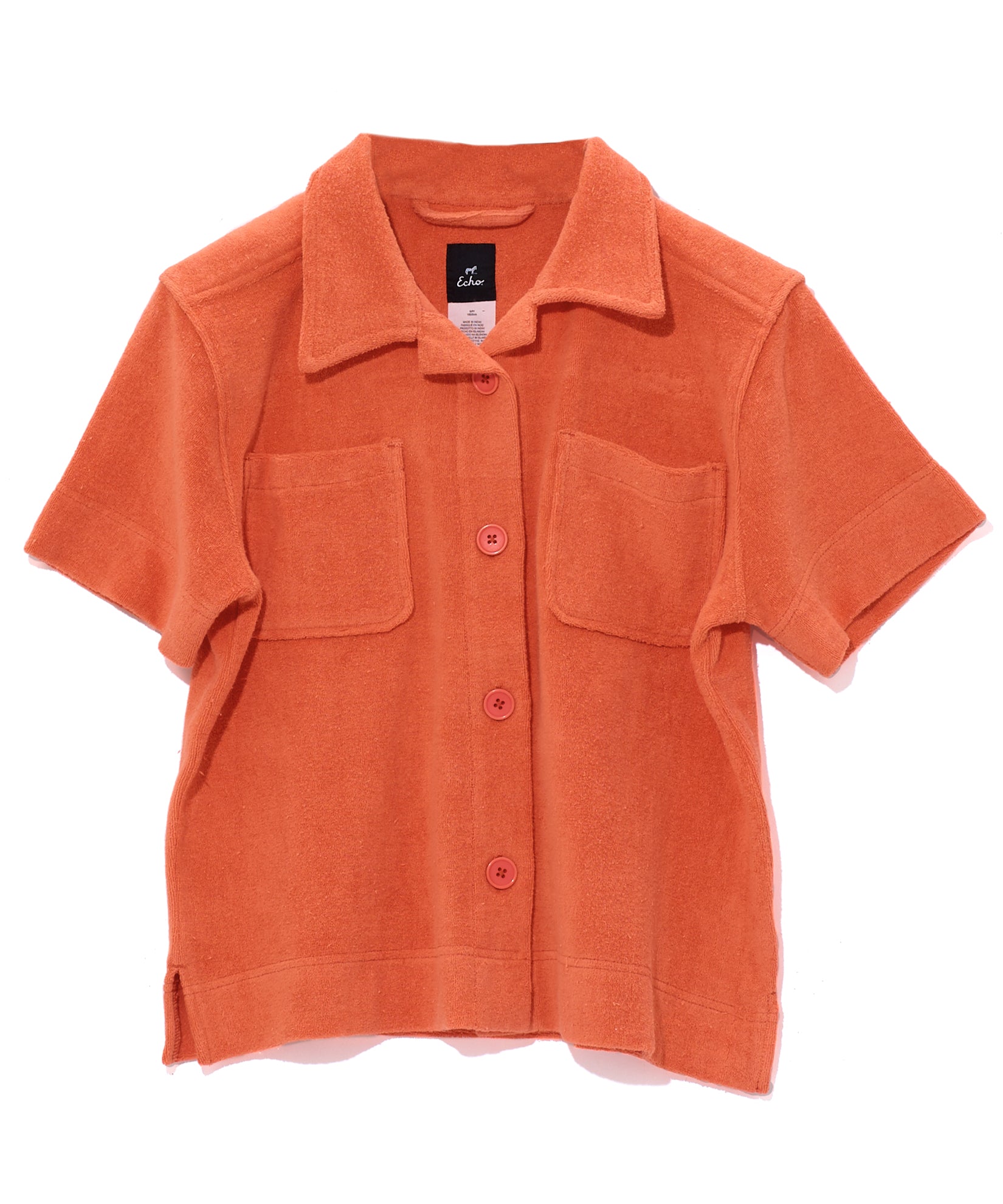 Stylish Terry Camp Shirt for Men & Women | Breathable Cotton Comfort | Perfect for Outdoor Adventures, Casual Wear & Summer Travel