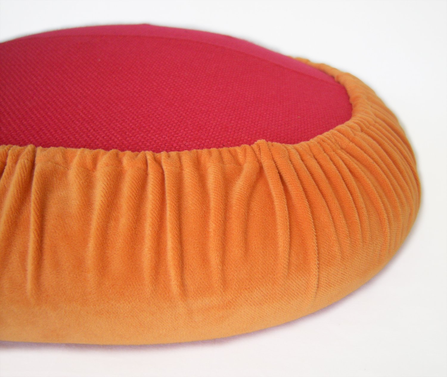 Slip-On Cushion Cover for Saarinen Tulip Side Chair - Soft Orange Seat Pad - Perfect for Dining Room, Office & Modern Home Decor