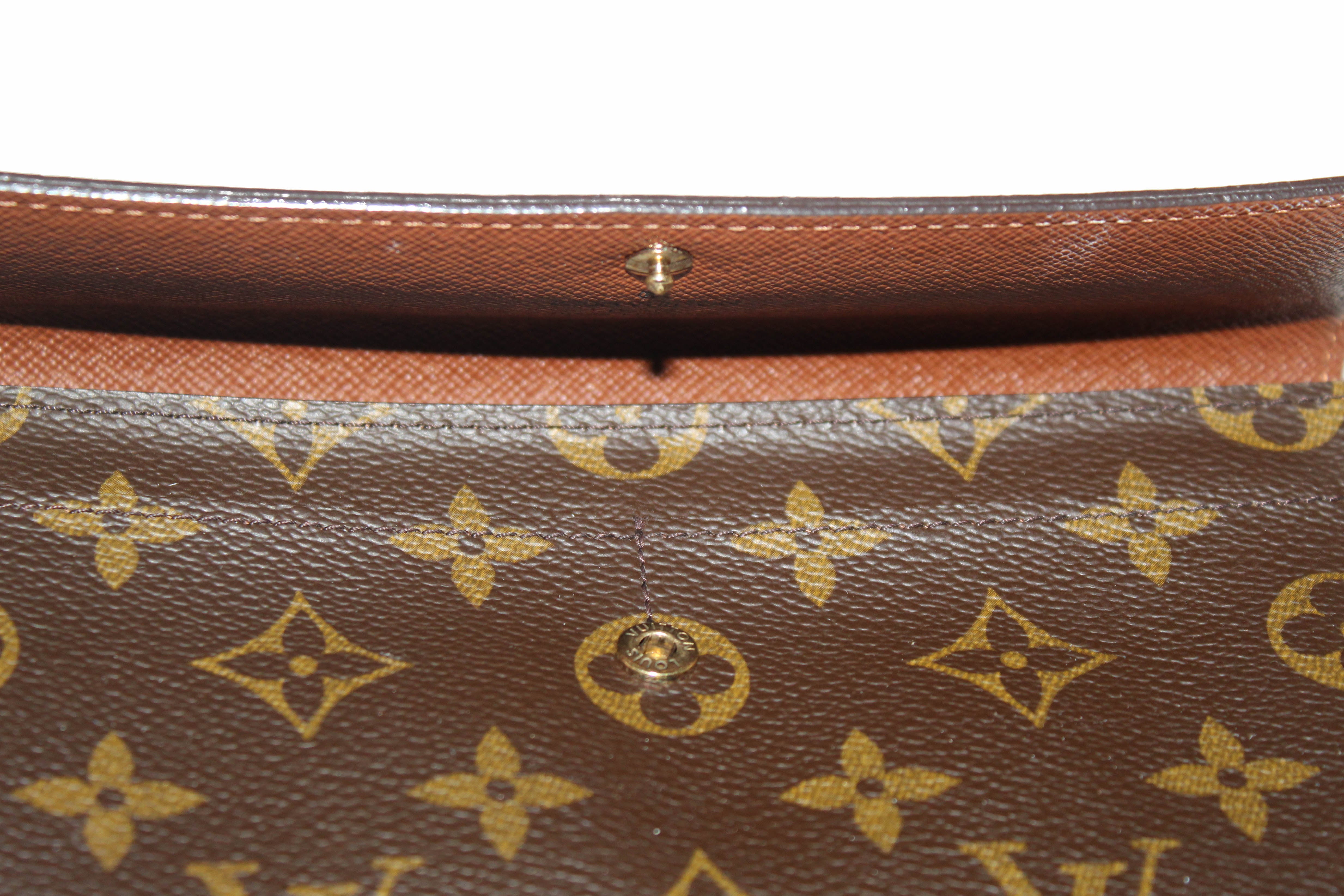 Authentic Louis Vuitton Monogram Sarah Wallet - Genuine Leather Women's Fashion Wallet for Everyday Use & Luxury Gift Giving