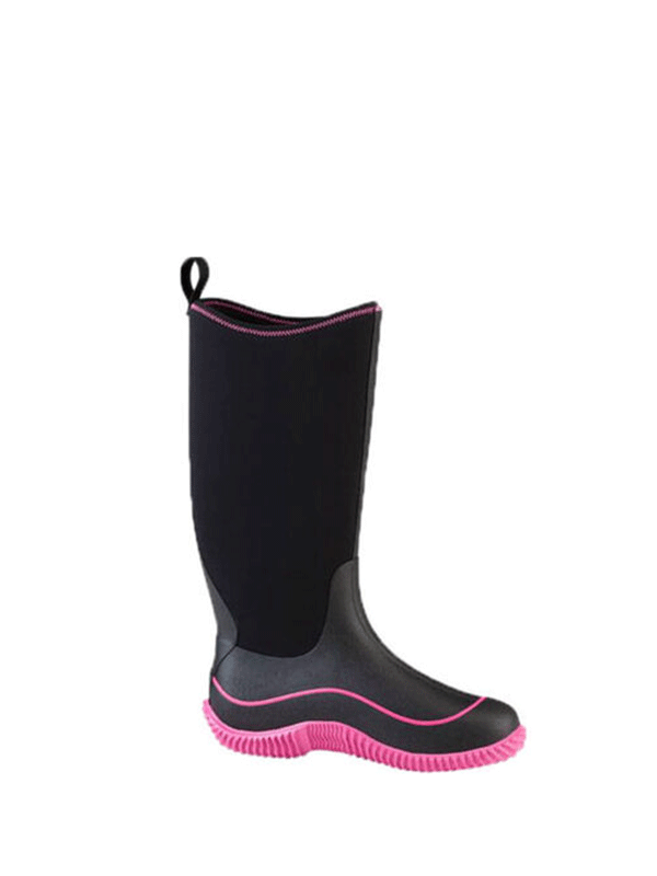 Muck HAW 404 Women's Hale Boot - Waterproof Winter Snow Boots for Women, Black/Hot Pink - Perfect for Hiking, Hunting & Outdoor Activities