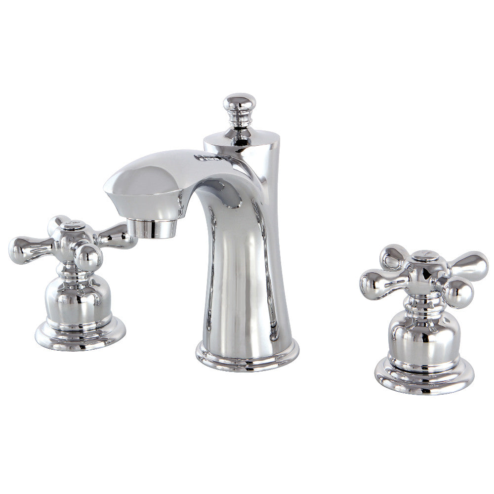 Kingston Brass KB7961AX 8 Inch Widespread Bathroom Faucet - Modern Matte Black Finish for Vanity Sink, Perfect for Home & Hotel Bathroom Renovation