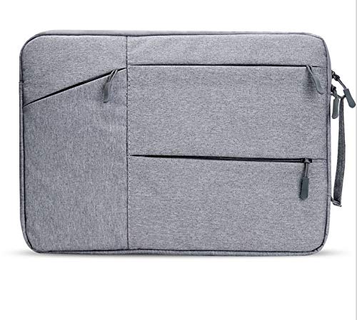 Premium Oxford Carrying Sleeve Briefcase Bag for 12-13 Inch Tablets - Compatible with Google Pixel Slate 12.3, iPad Pro 12.9, Samsung Galaxy Book2 12, Microsoft Surface Pro 6, HP Elite x2 (Gray) - Perfect for Business Travel, Office Commute & Daily Protection