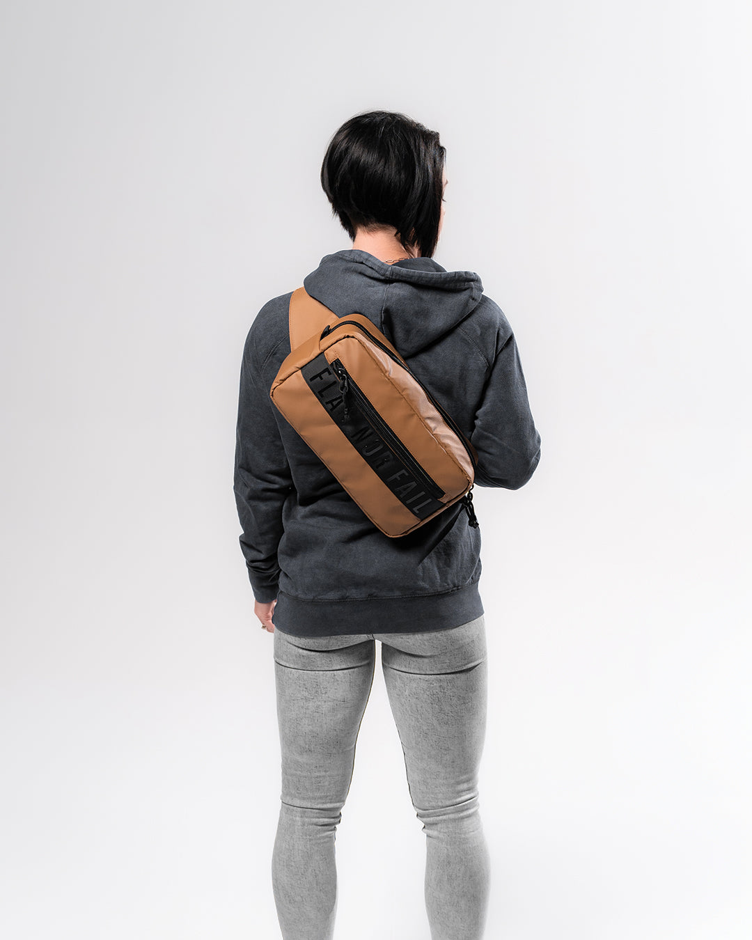 Momentum 7L Sling Bag - Lightweight Crossbody Backpack for Men & Women - Sand Color - Perfect for Travel, Hiking, Gym & Everyday Use