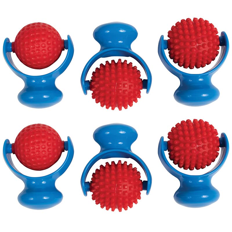 Ready2Learn Palm Modeling Dough Rollers - 6 Piece Set (3 Rollers Per Pack, 2 Packs) for Kids Art Projects, Sensory Play & Classroom Activities