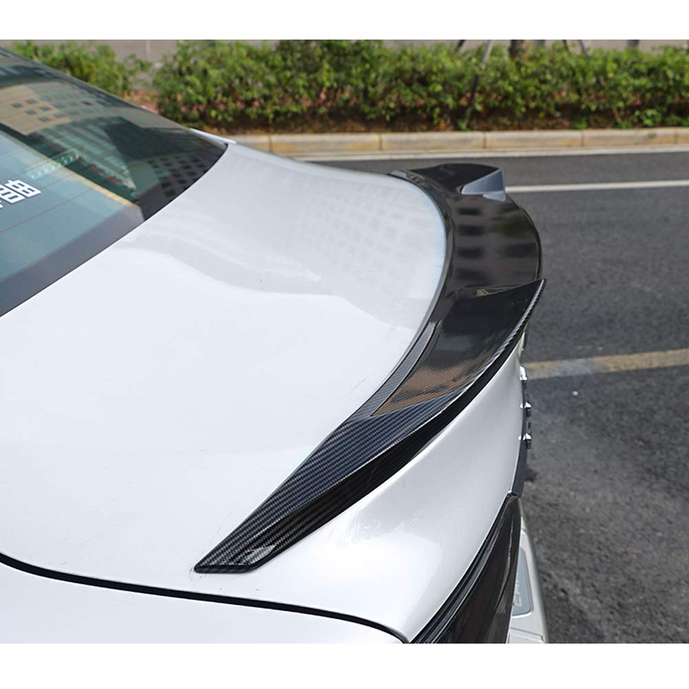 2018-2024 Toyota Camry LE/XLE/SE/XSE/Hybrid TRD Style Rear Spoiler - ABS Plastic with Carbon Fiber Coating | Enhances Aerodynamics & Sporty Look | Perfect for Street Racing & Car Customization