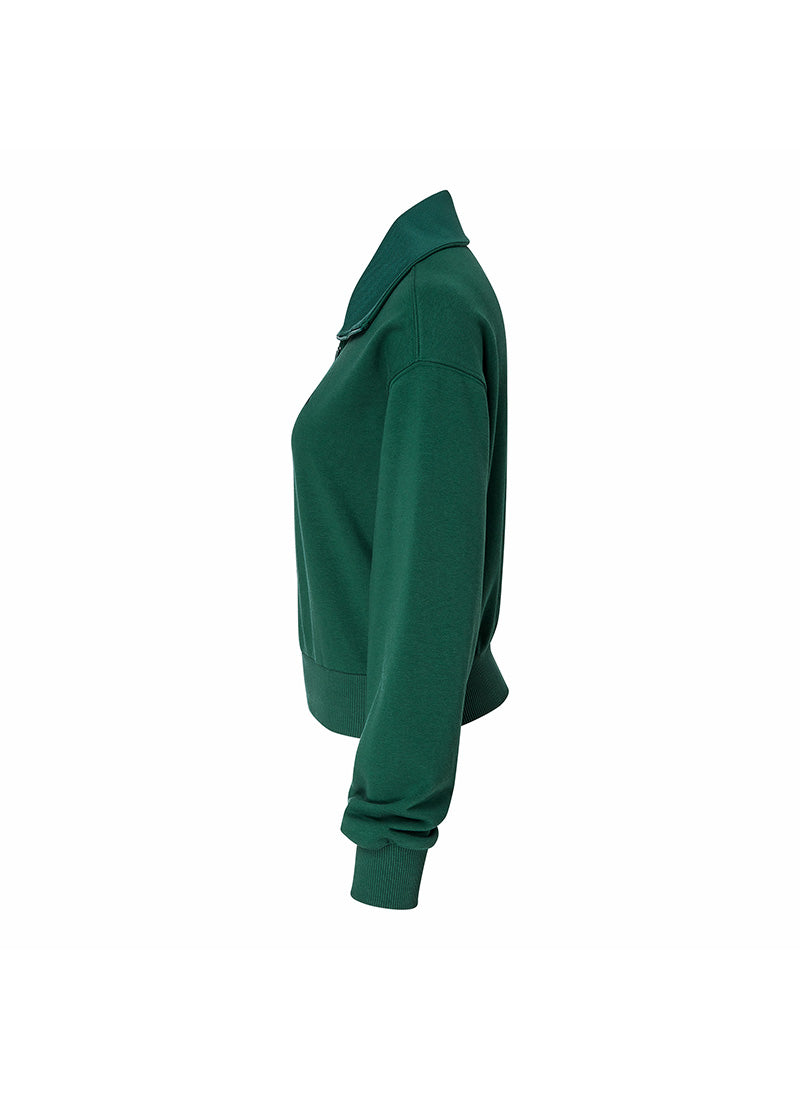 Custom Logo High Neck Zip Up Sweatshirt for Women & Men - Trendy Pullover Hoodie for Gym, Workout & Casual Wear