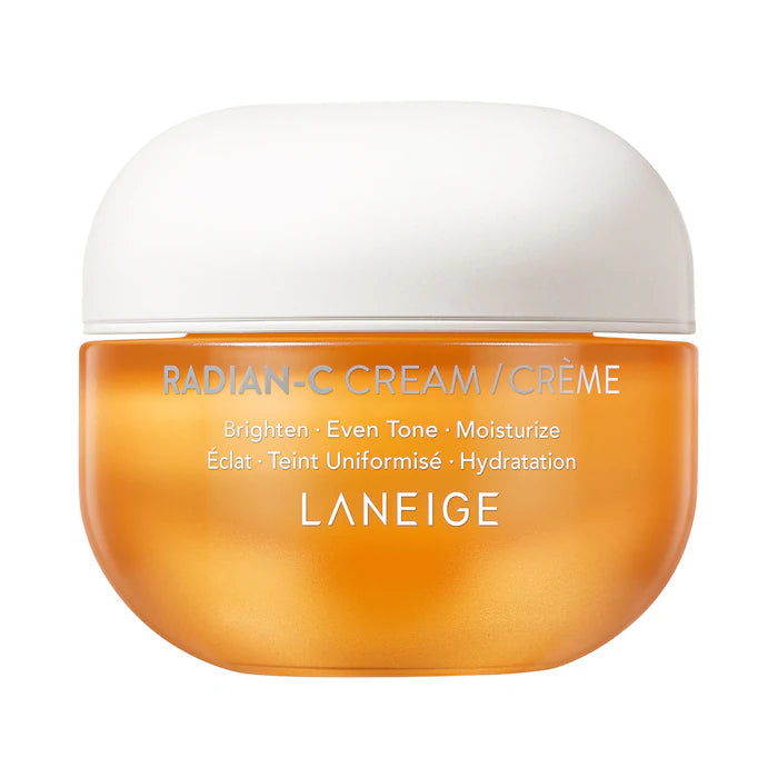 LANEIGE Radian C Vitamin C Brightening Facial Cream - Hydrating & Glowing Skin Care for Day & Night Use - Perfect for Dry, Dull Skin & Anti-Aging Routine