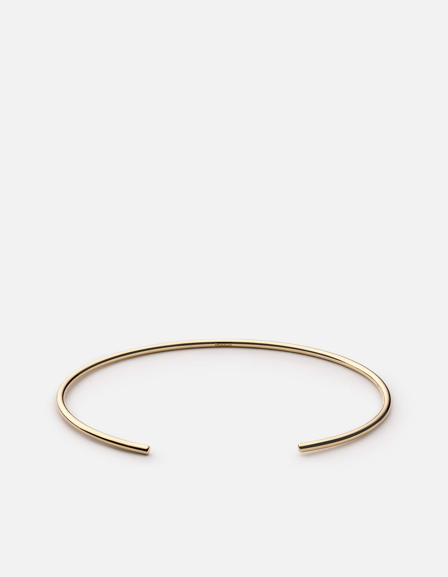 14k Gold Beaded Cuff Bracelet for Women - Elegant Stackable Bangle for Everyday Wear & Special Occasions