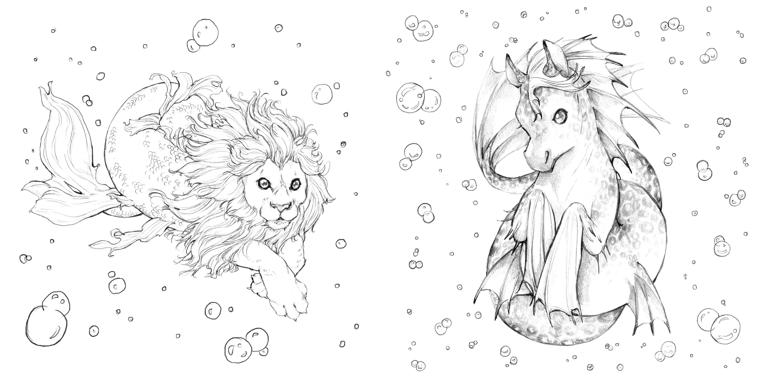 Pop Manga Beauties and Beasties Coloring Book for Adults - Japanese Anime Art Therapy, Stress Relief & Creative Relaxation | Perfect Gift for Artists, Manga Fans & Coloring Enthusiasts