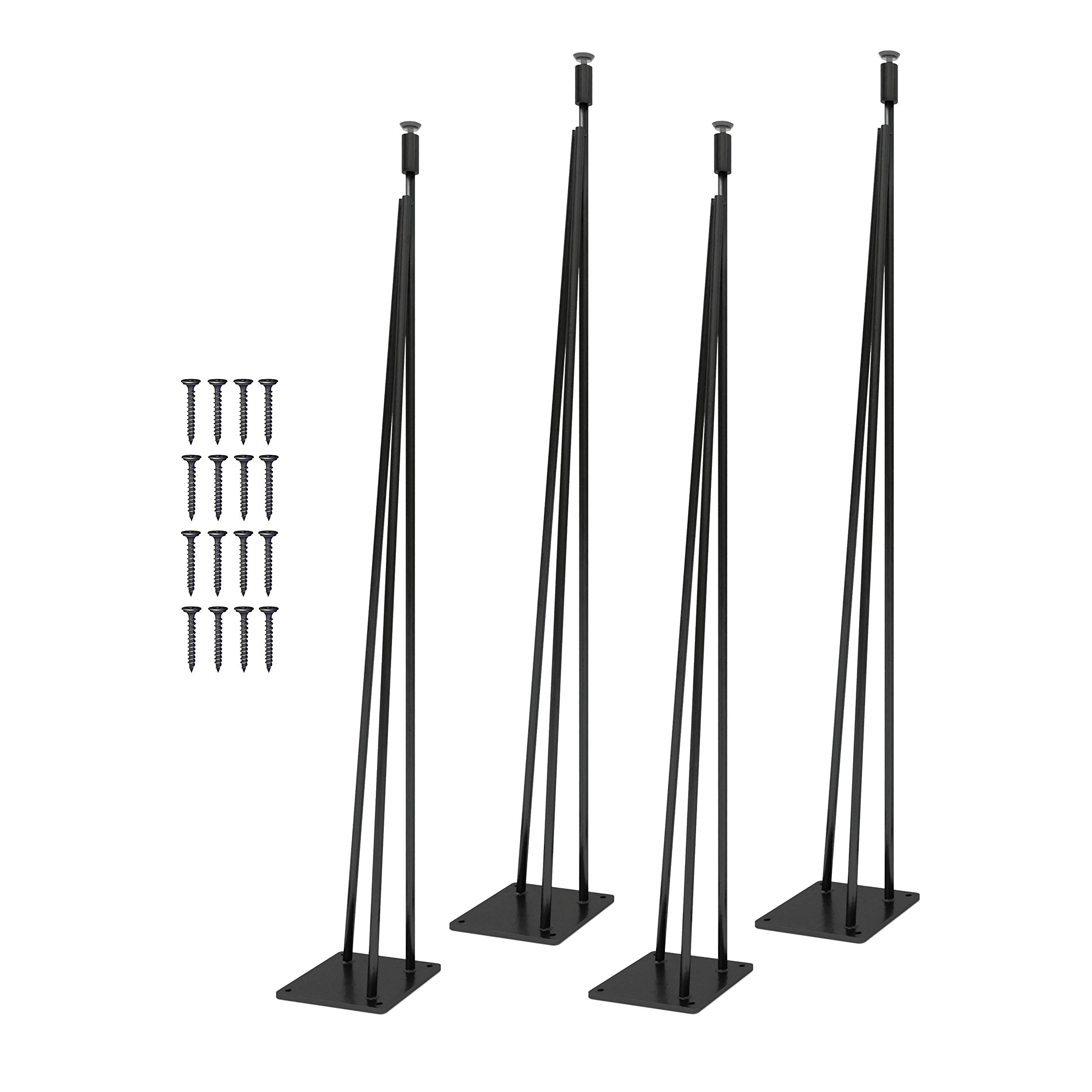 Modern Industrial Hairpin Legs Set of 4 - 16