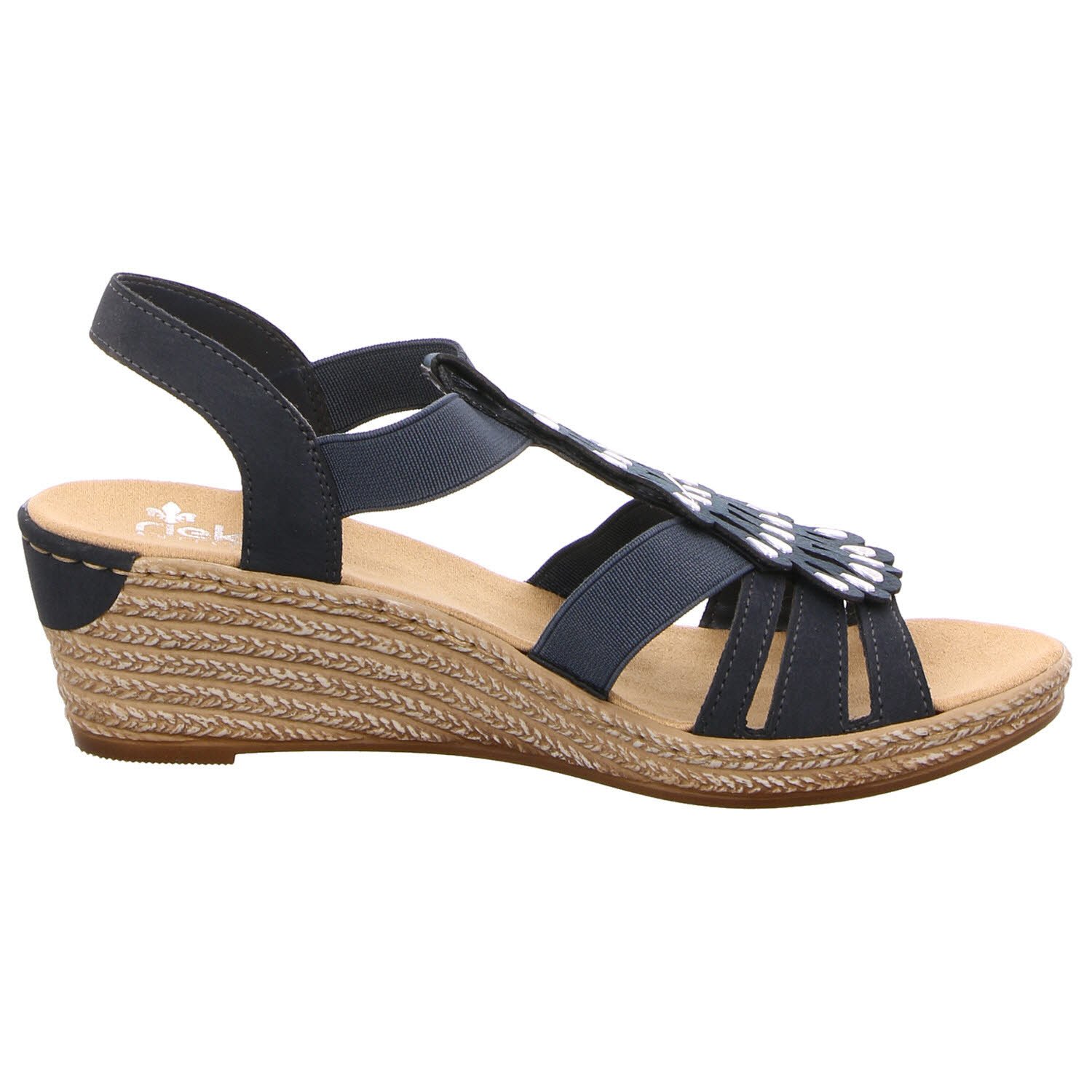 Rieker Women's Comfortable Synthetic Leather Sandals - Lightweight & Stylish for Summer, Beach, and Casual Wear