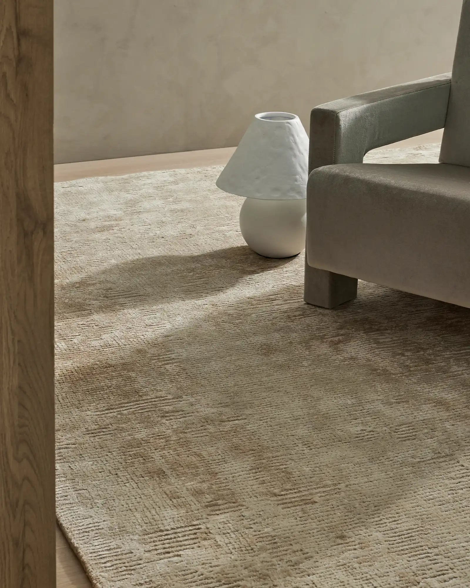 Premium Handmade Glebe Rug Oat - Soft & Durable Area Rug for Living Room, Bedroom, or Office - Perfect for Home Decor & Cozy Spaces