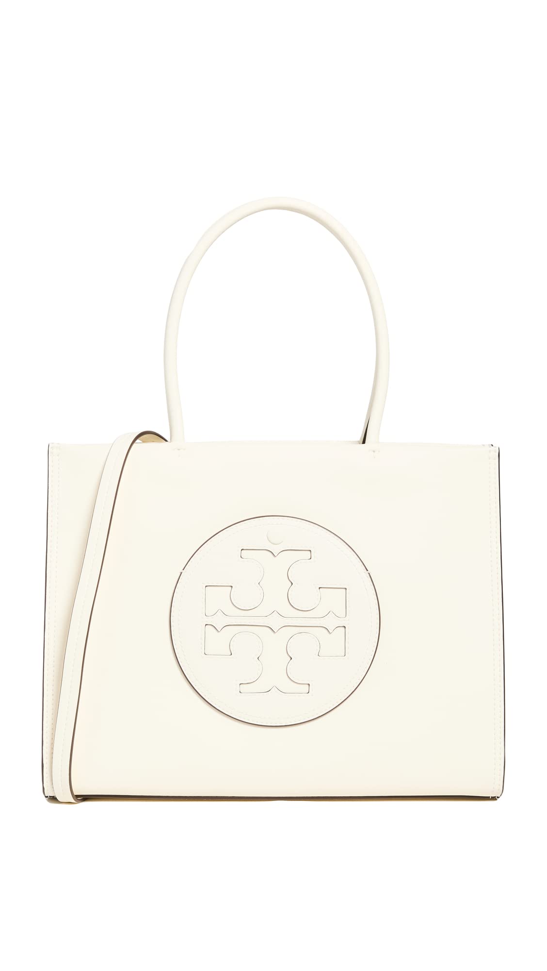Tory Burch Women's Small Ella Bio Tote Bag - Lightweight Vegan Leather Crossbody Purse for Work, Travel & Everyday Use