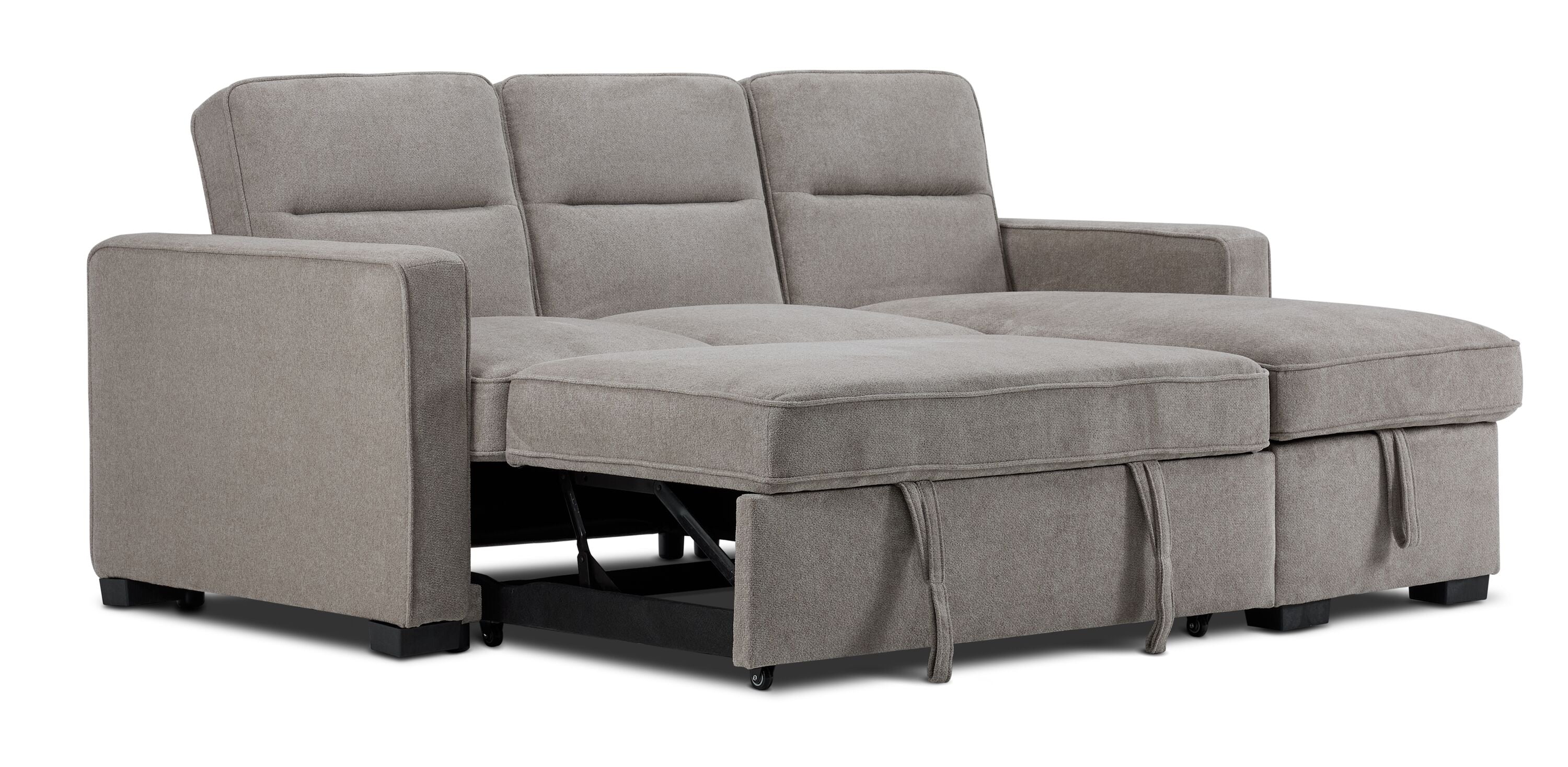 Cielo Reversible Pop Up Sofa Bed - Convertible Guest Bed for Small Spaces, Comfortable Lounger for Living Room, Dorm & Apartment | Java Brown