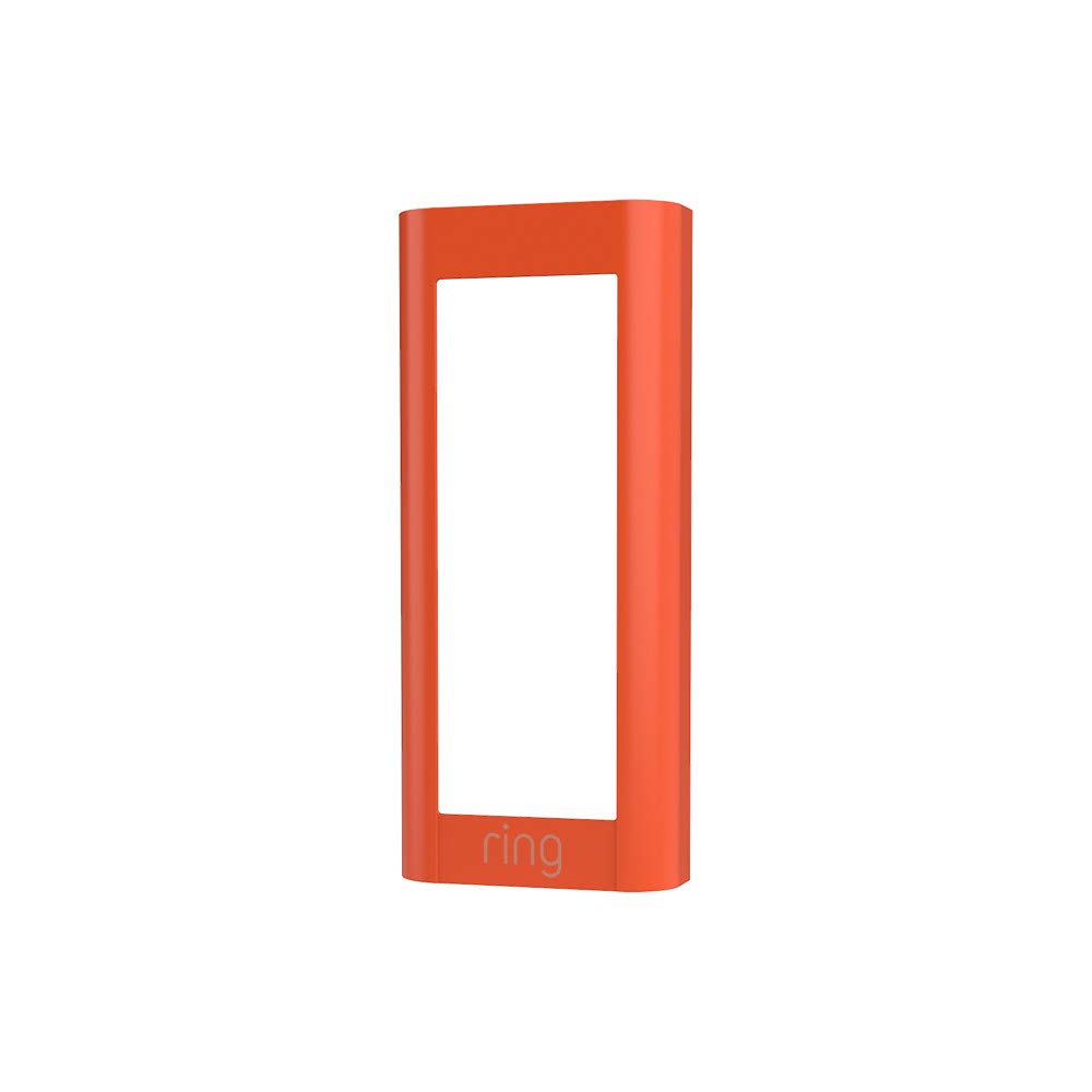Ring Wired Doorbell Pro (Video Doorbell Pro 2) Faceplate - Fire Cracker Red | Replacement Cover for Smart Doorbell | Perfect for Home Security & Holiday Decorations