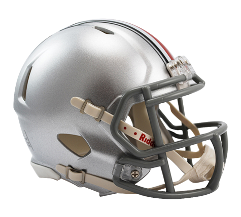 Ohio State Buckeyes Riddell Speed Mini Helmet - Authentic NCAA Collectible Football Display for Fans, Home Office Decor, and Sports Memorabilia Collection