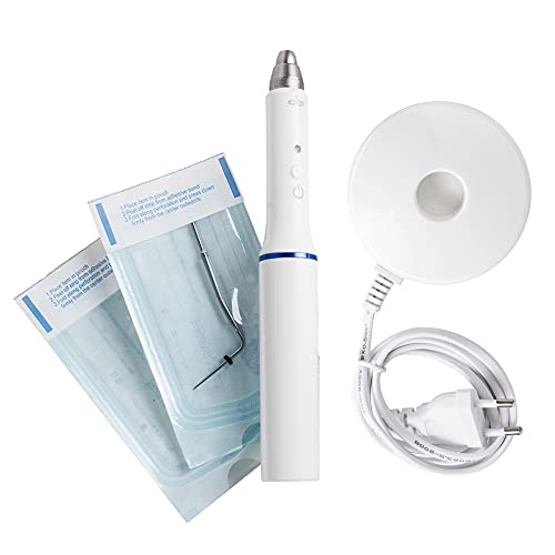 ixaer Dental Obturation Pen with Charging Base - Endodontic Heated Pen with 2 Tips for Root Canal Treatment | Professional Oral Care Dentist Tools for Dental Clinics & Home Use