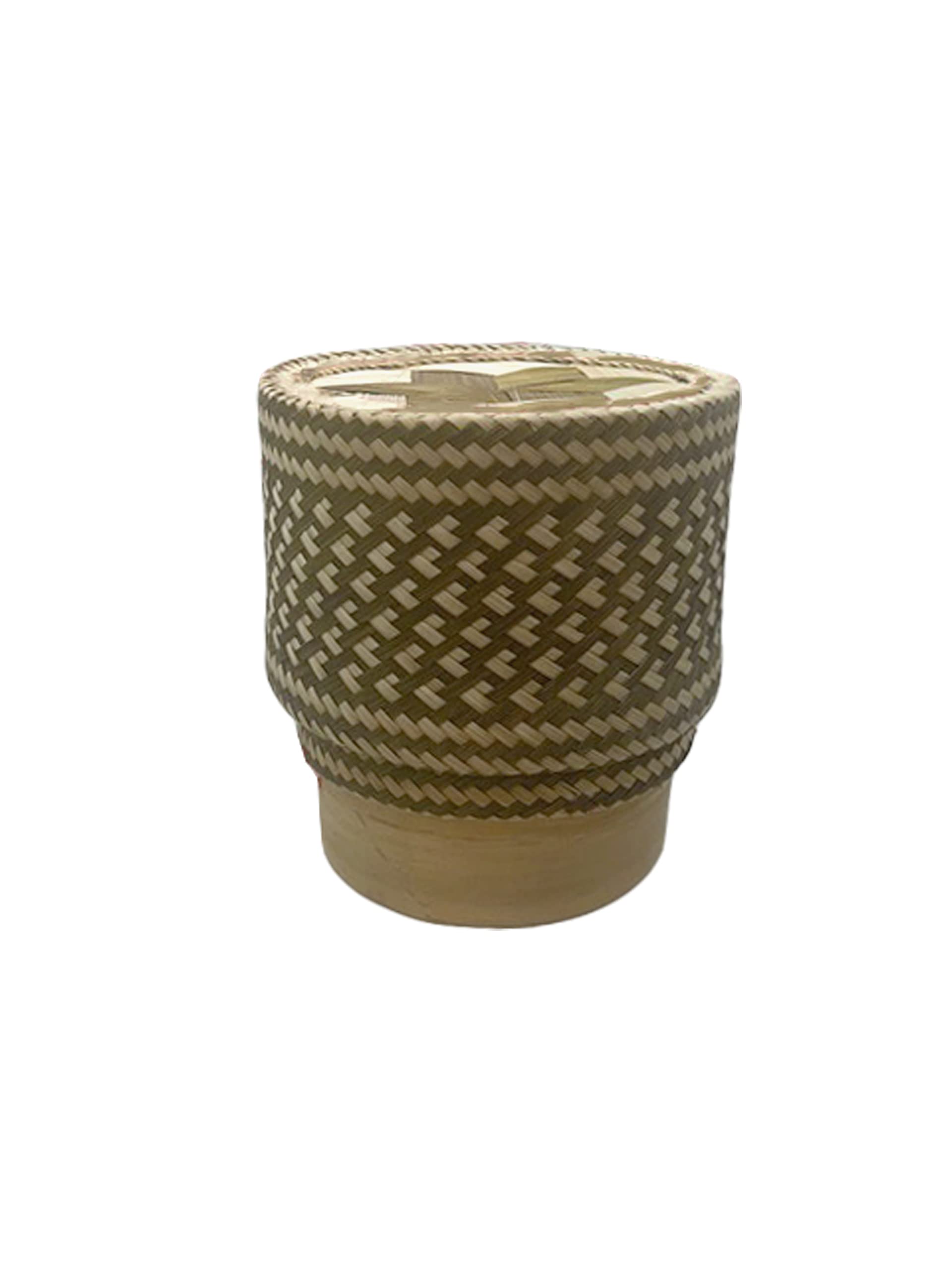 Natural Bamboo Rice Steamer - Durable, Eco-Friendly & Food Safe | Lightweight Sticky Rice Serving Basket (6 Cubic Inches) | Perfect for Asian Cuisine, Sushi Making & Healthy Meal Prep