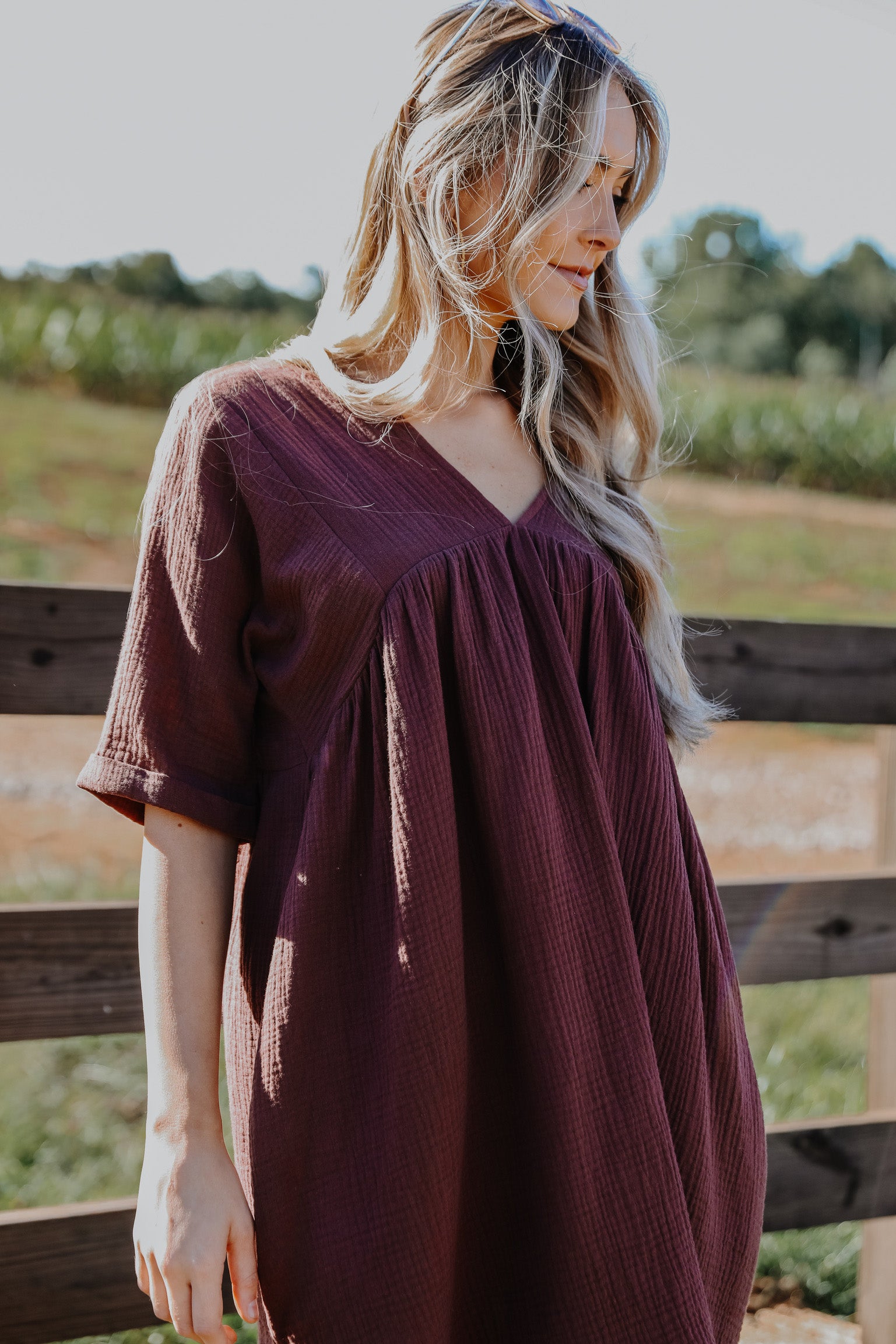 Soft Linen Babydoll Mini Dress for Women - Comfortable & Breathable Summer & Fall Outfits - Perfect for Casual Wear, Beach Vacations & Date Nights