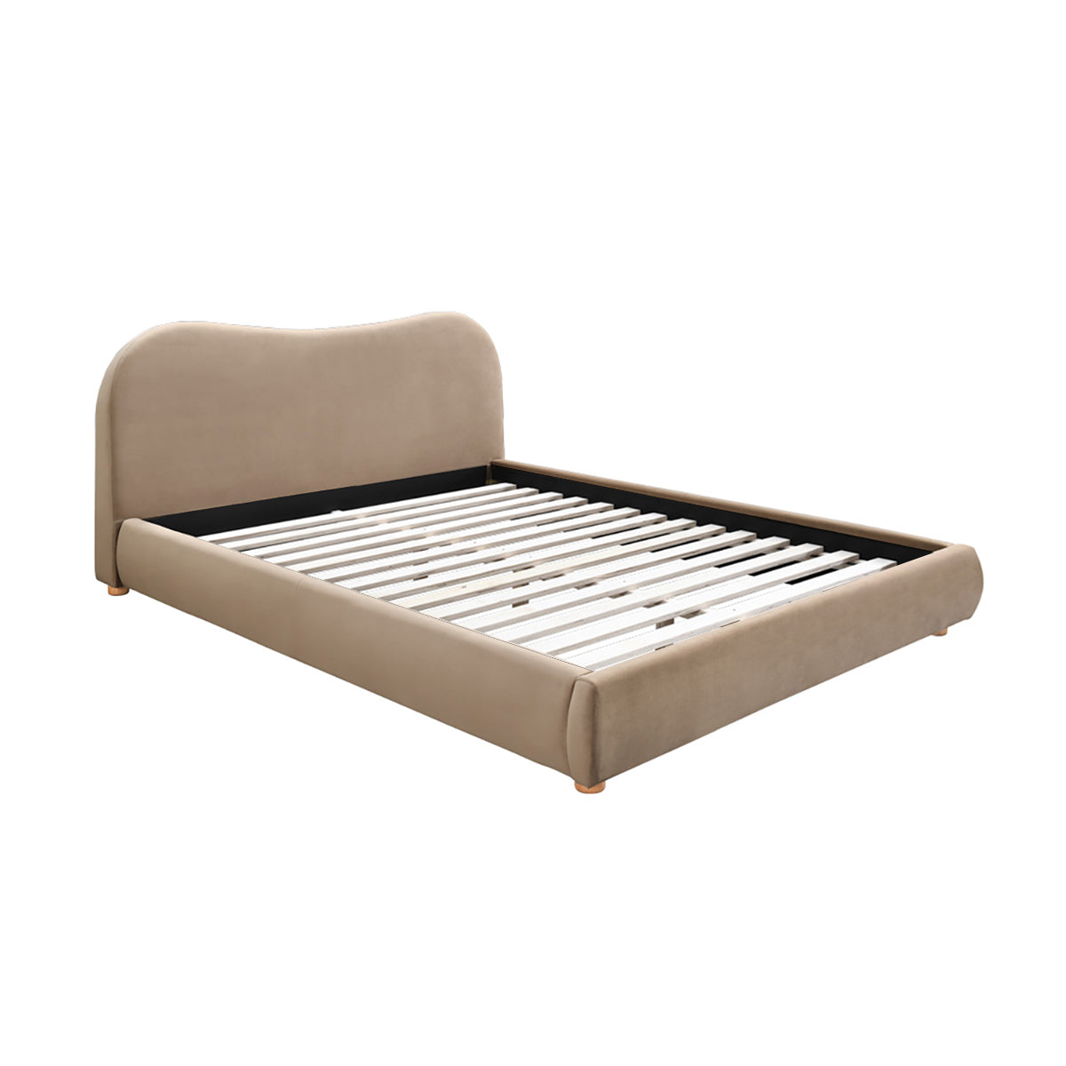 Luxury Cloud Velvet King Size Bed - Ultra Soft & Comfortable Bed for Master Bedroom, Guest Room, or Hotel Suite - Perfect for Relaxation & Deep Sleep