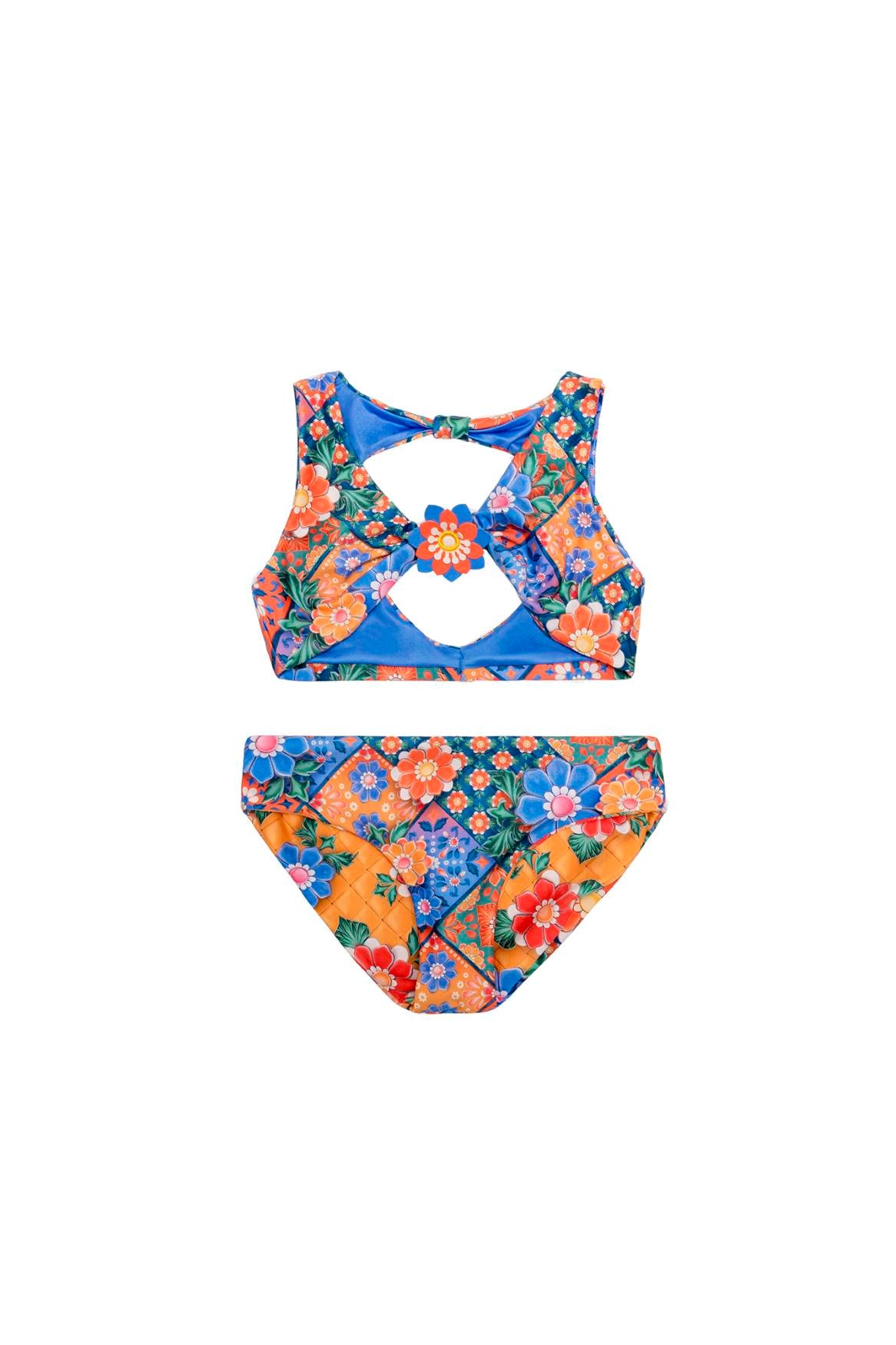 Sabrina Kids' Bikini Set - 2 Piece Swimwear for Girls, UPF 50+ Sun Protection, Soft & Comfortable - Perfect for Beach, Pool & Summer Vacations