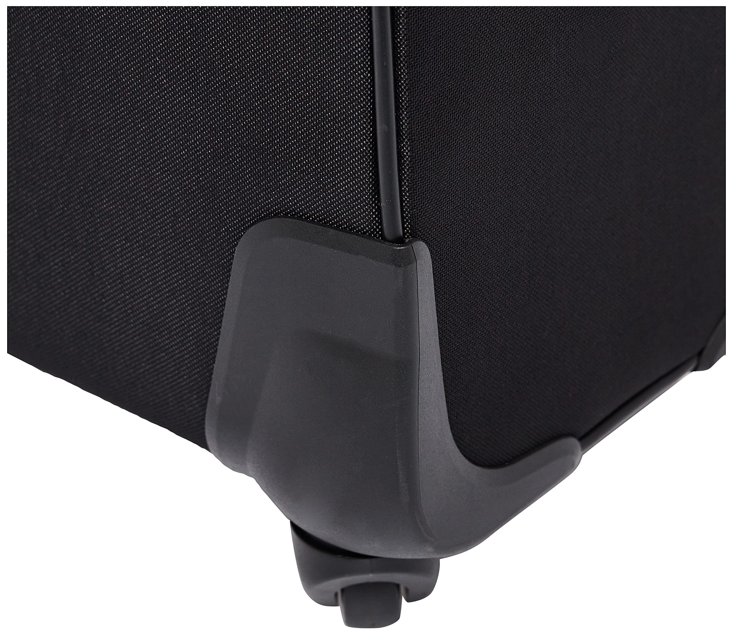 American Tourister Pop Max Softside Luggage Set with 360° Spinner Wheels - 3-Piece (21/25/29 Inch) Black Carry-On Suitcase for Travel, Business Trips & Family Vacations