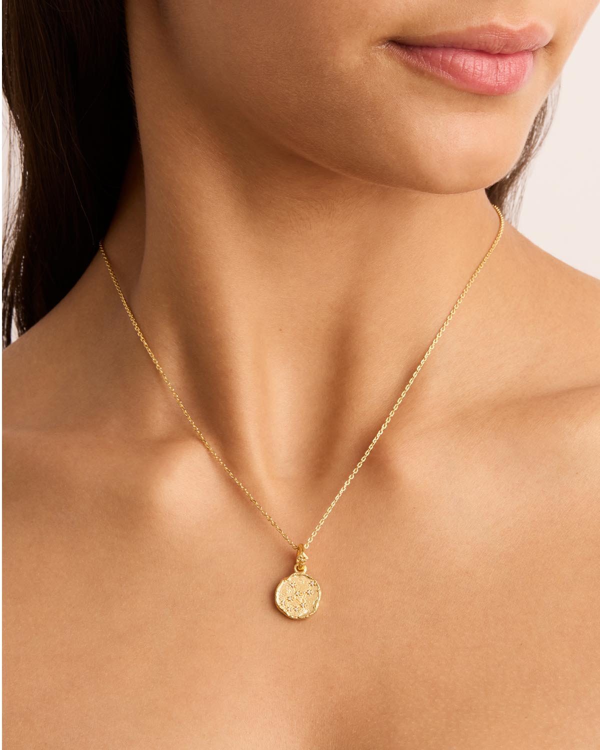 18k Gold Vermeil Cosmic Love Zodiac Pendant Necklace - Virgo Horoscope Jewelry for Women, Perfect Gift for Birthday, Anniversary & Everyday Wear