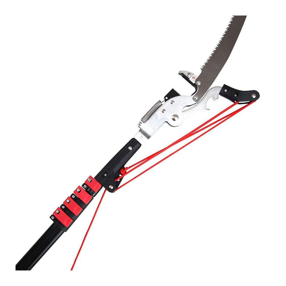 Professional Telescopic Branch Saw with Curved Blade - 30cm Pruning Saw for Tree Trimming | Extends to 18FT (5.4M) Working Height | Ideal for Garden Pruning, Tree Care & Landscaping | Perfect for High Branches, Orchard Maintenance & DIY Projects